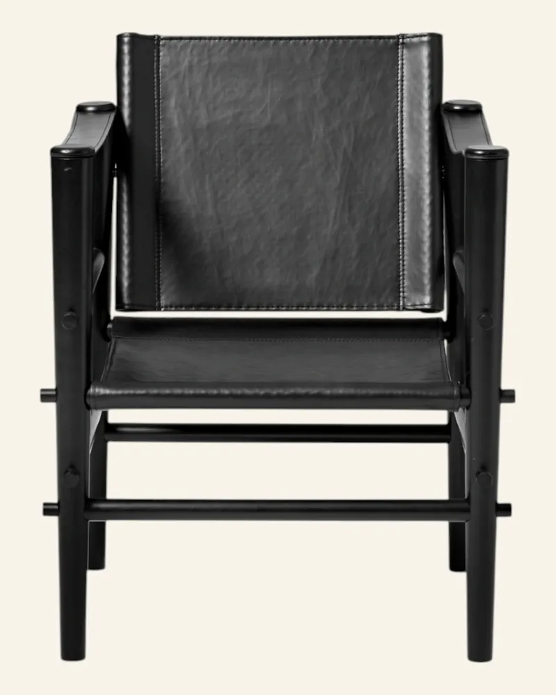 Cinas Lounge Safaristuhl Noble schwarz Schwarz