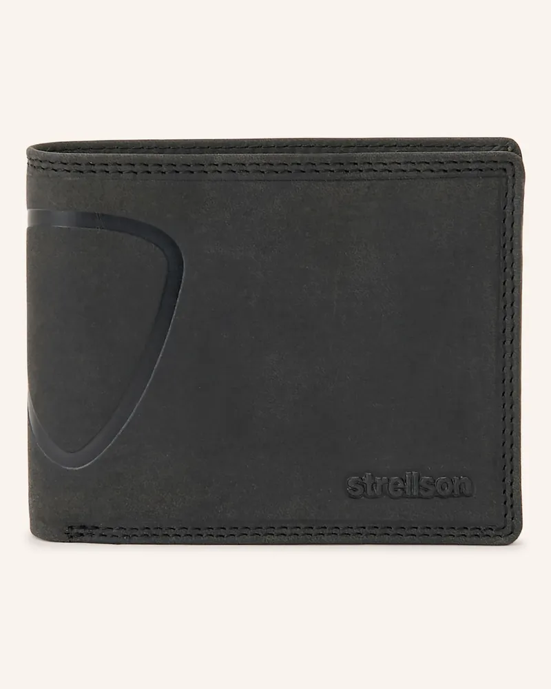 Strellson Geldbörse Baker Street Corbin schwarz Schwarz