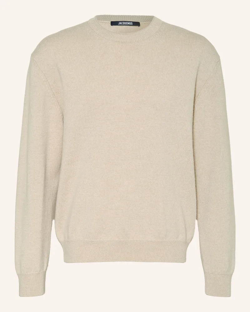 Jacquemus Pullover La Maille Moulin beige Beige