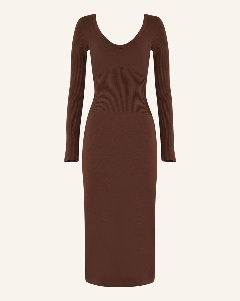 Wolford Wolford Dress Luxe Merino Dress braun Dunkelbraun