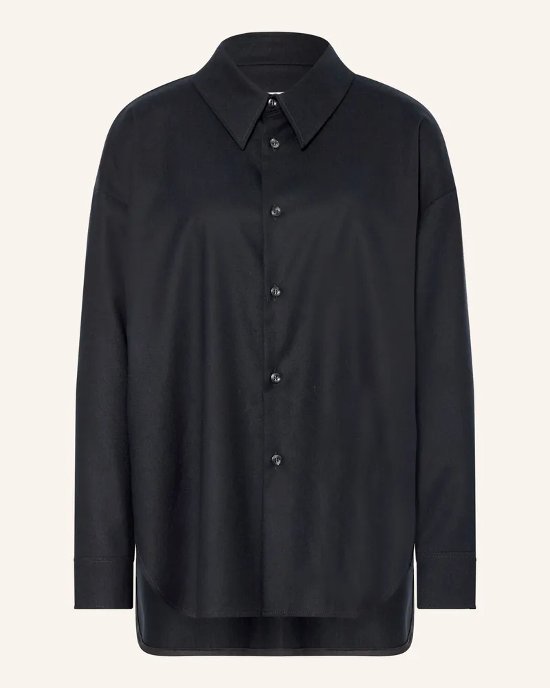 Rossi Oversized-Hemdbluse Siyan blau Dunkelblau