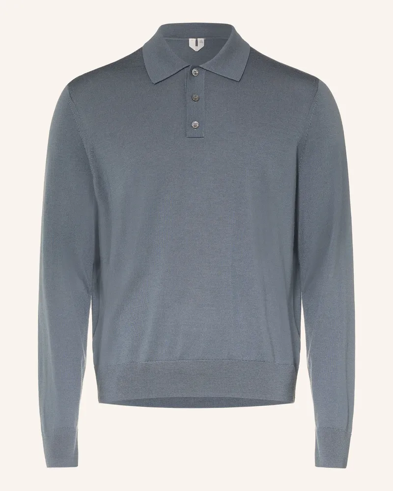 Arket Strick-Poloshirt Aus Merinowolle grau Grau