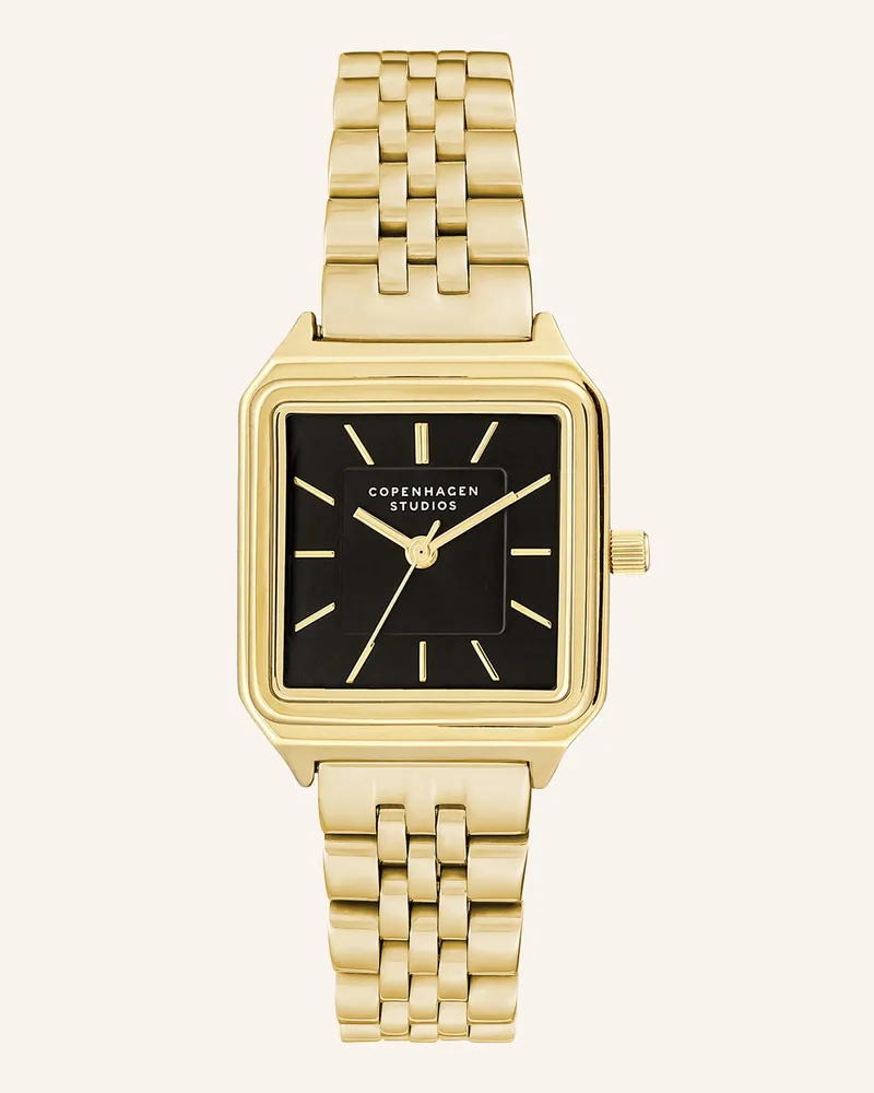 Copenhagen Armbanduhr  Aus  Edelstahl gold Gold