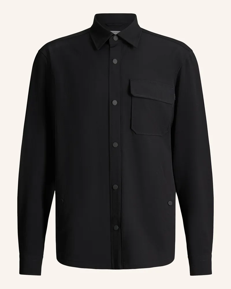 JOOP! Overshirt Slim Fit schwarz Schwarz