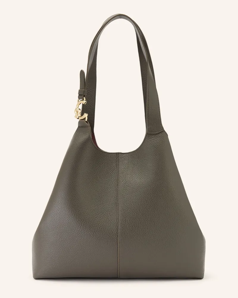 Coccinelle Shopper Mit Herausnehmbarer Pouch grau Dunkelbraun