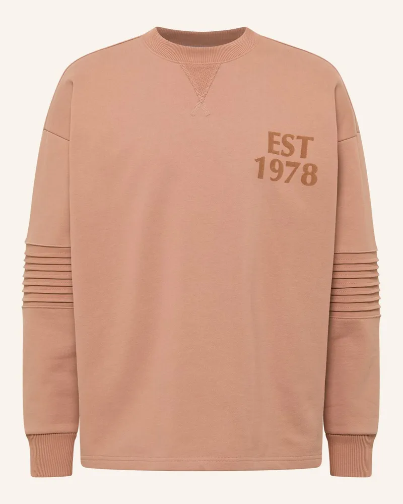 Carlo Colucci Sweatshirt - CLEAN CAPSULE FAUSTINI Braun