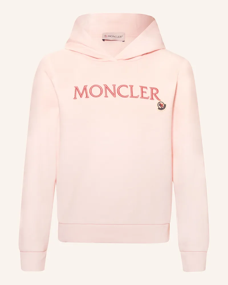 Moncler Hoodie rot Rosa