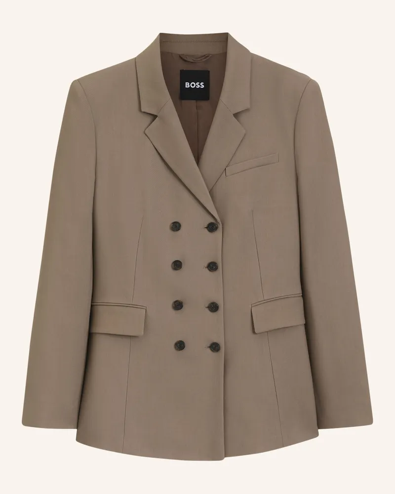 HUGO BOSS Blazer Joxana Slim Fit braun Braun
