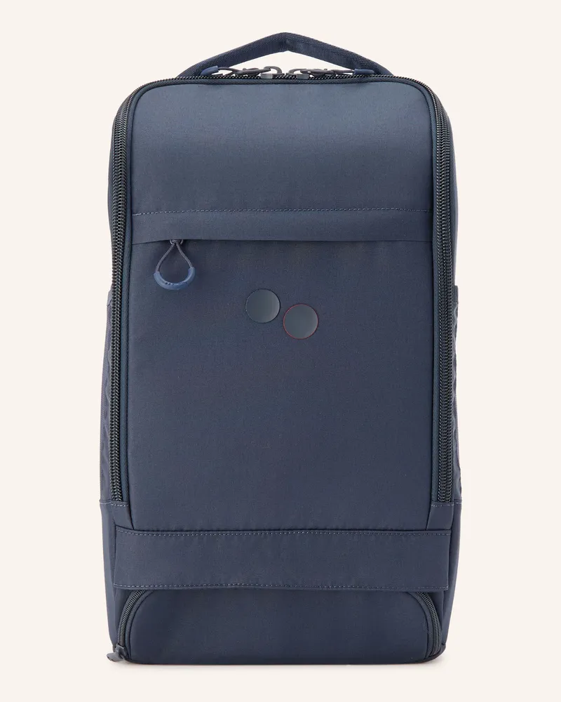 pinqponq Rucksack Cubik Medium Mit Laptop-Fach blau Dunkelblau