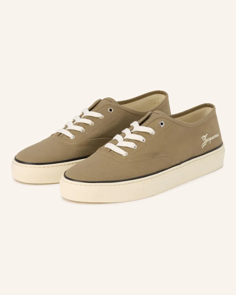 Jacquemus Sneaker Les Fefe gruen Khaki