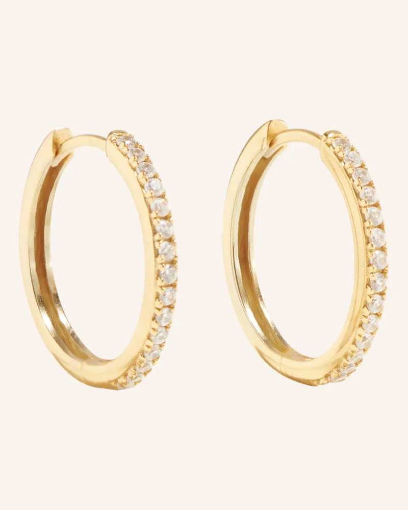 POMPIDOU Ohrhänger LILLIAN SMALL PAVé by GLAMBOU Gold