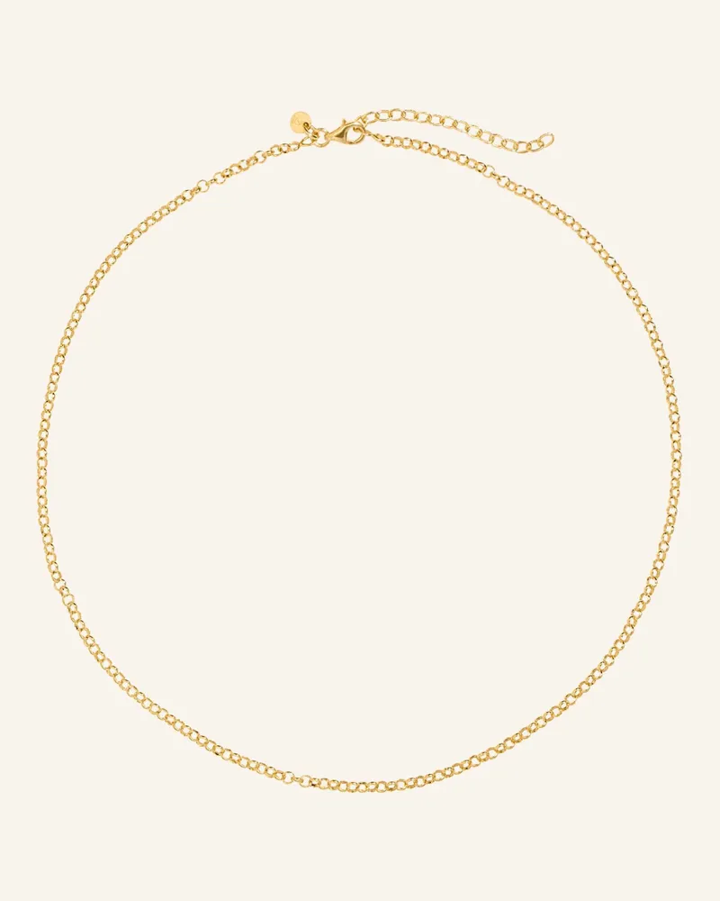 POMPIDOU Halskette Mini Rolo Circle By Glambou gold Gold