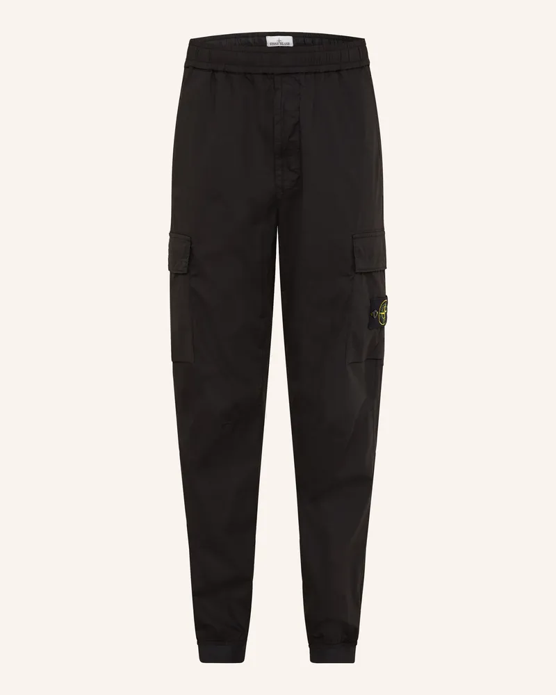 Stone Island Cargohose Regular Fit Schwarz