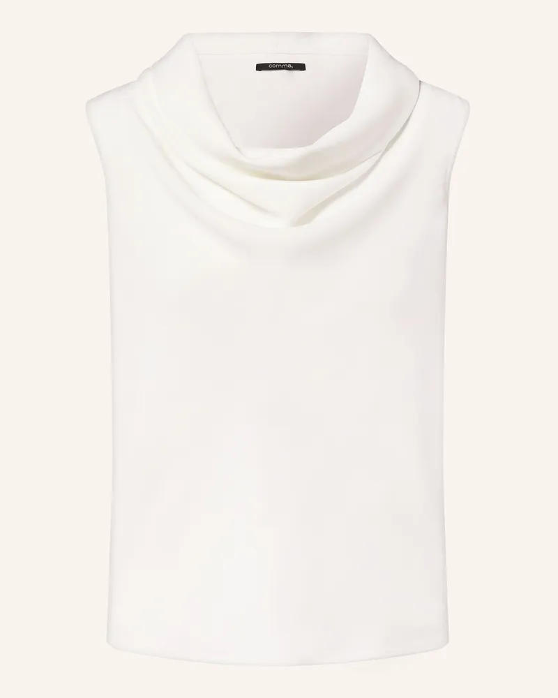 COMMA Blusentop weiss Ecru