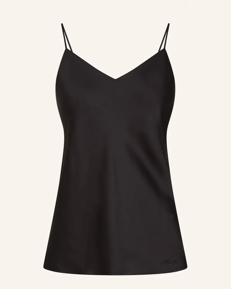 Karl Lagerfeld Top Schwarz