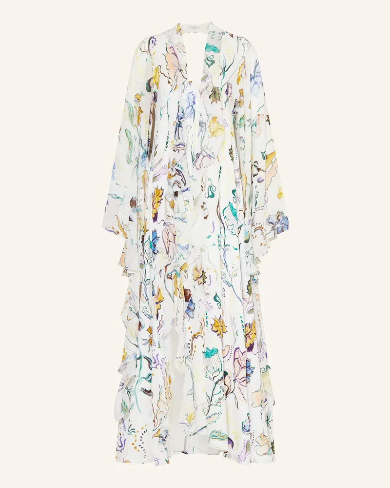 Dorothee Schumacher Kleid FLORAL TWIST mit Volants Creme