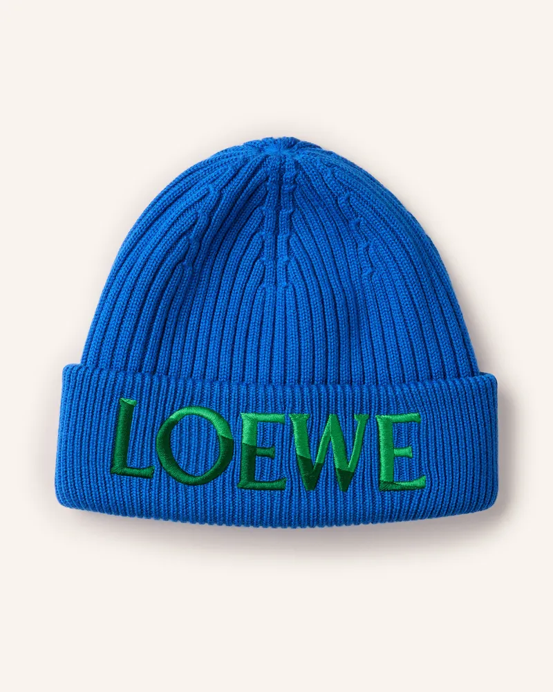 Loewe Mütze blau Blau