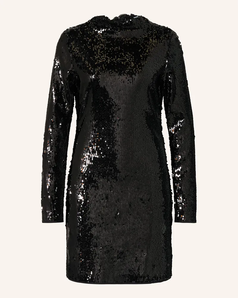 Mrs & HUGS Kleid mit Pailletten Schwarz