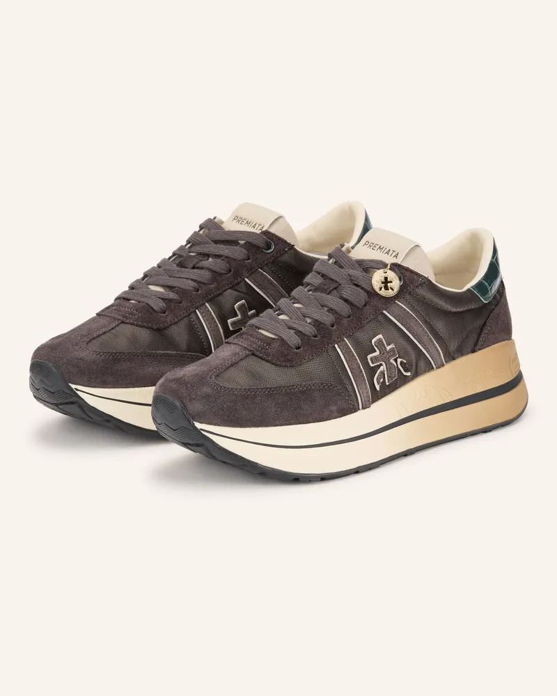 Premiata Sneaker Bethcoin braun Dunkelbraun