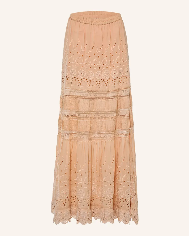 AllSaints Spitzenrock Camille pink Lachs