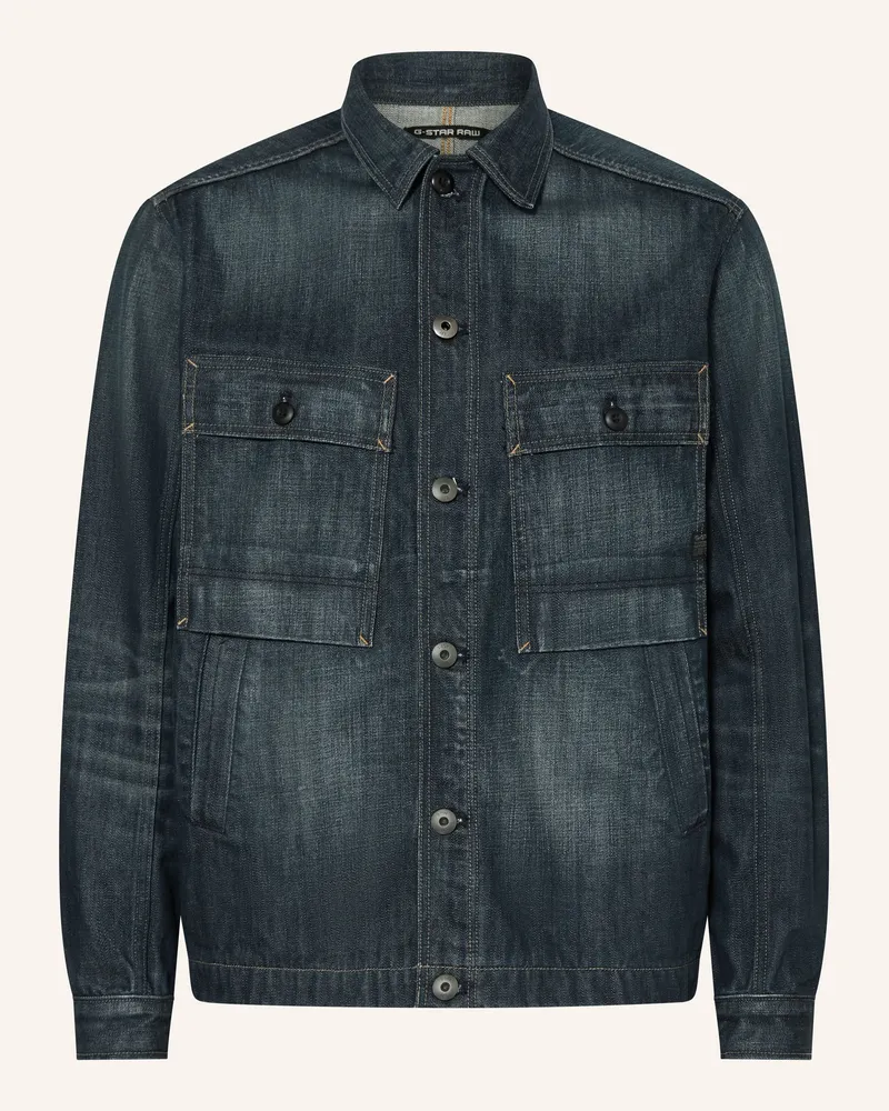 G-STAR RAW Jeans-Overjacket Mosa blau Blau