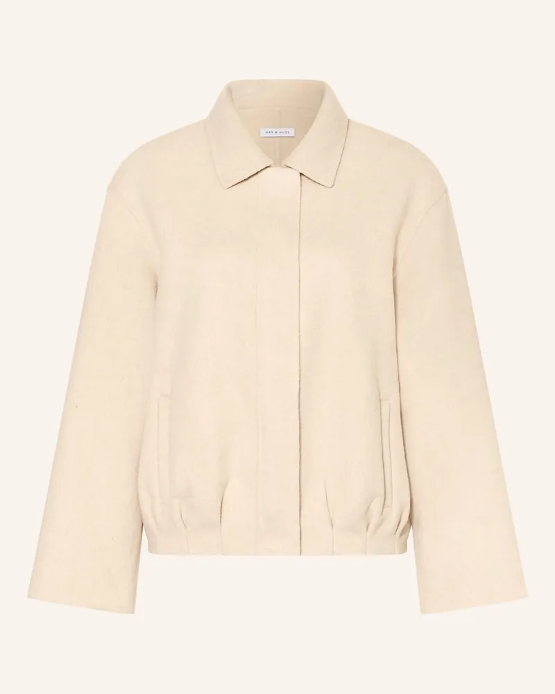 Mrs & HUGS Jacke beige Beige