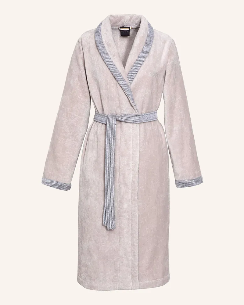 HUGO BOSS Bademantel Lord grau Creme