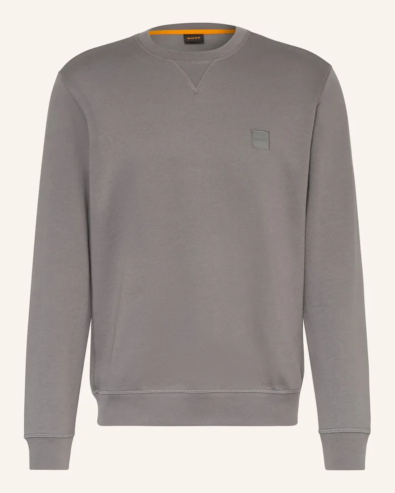 HUGO BOSS Sweatshirt WESTART Grau