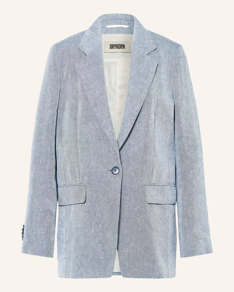 Drykorn Blazer Glendale Mit Leinen blau Blau