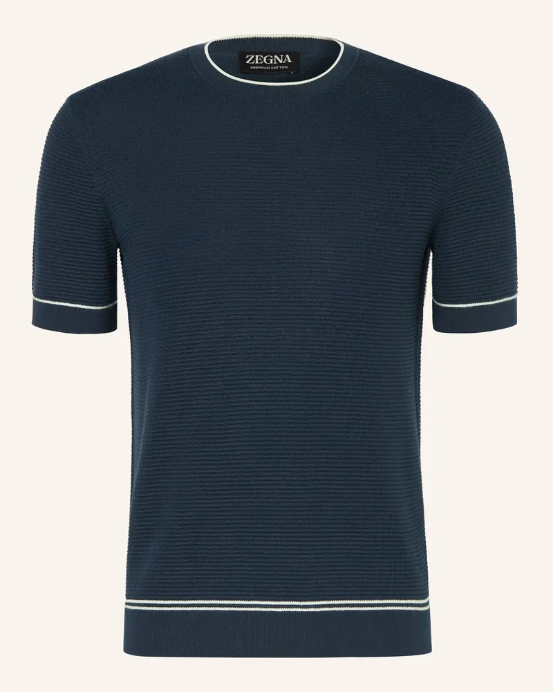 Ermenegildo Zegna Strickshirt Petrol