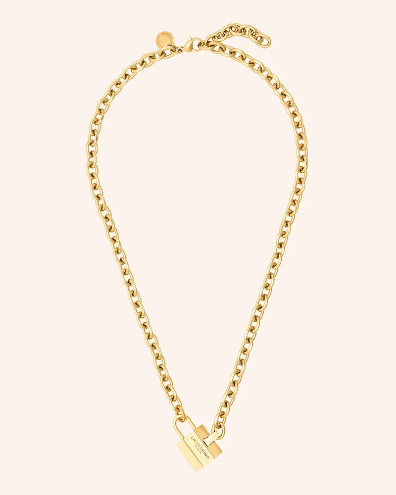 Liebeskind Halskette  aus  Edelstahl Gold