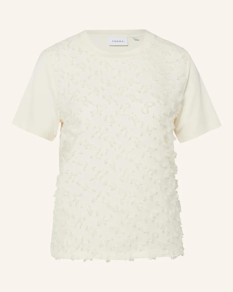 COMMA T-Shirt beige Creme