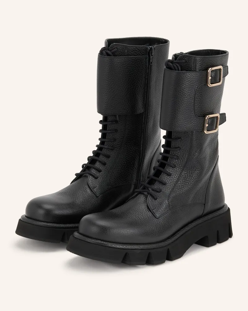 Paloma Barceló Schnürboots Comba schwarz Schwarz
