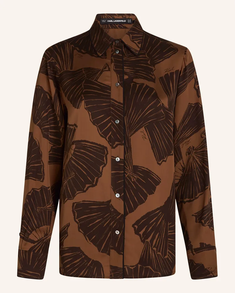 Karl Lagerfeld Bluse braun Braun