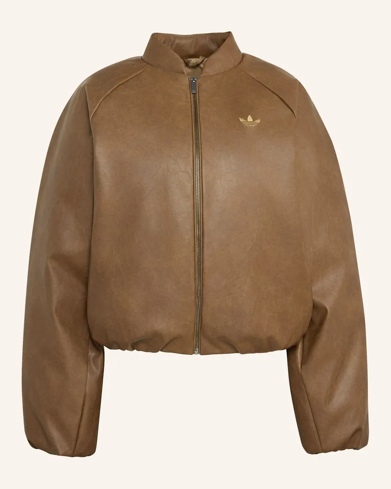 adidas Sst Jacke, Kürzer Geschnitten braun Braun