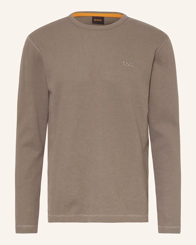 HUGO BOSS Longsleeve TEMPESTO Taupe