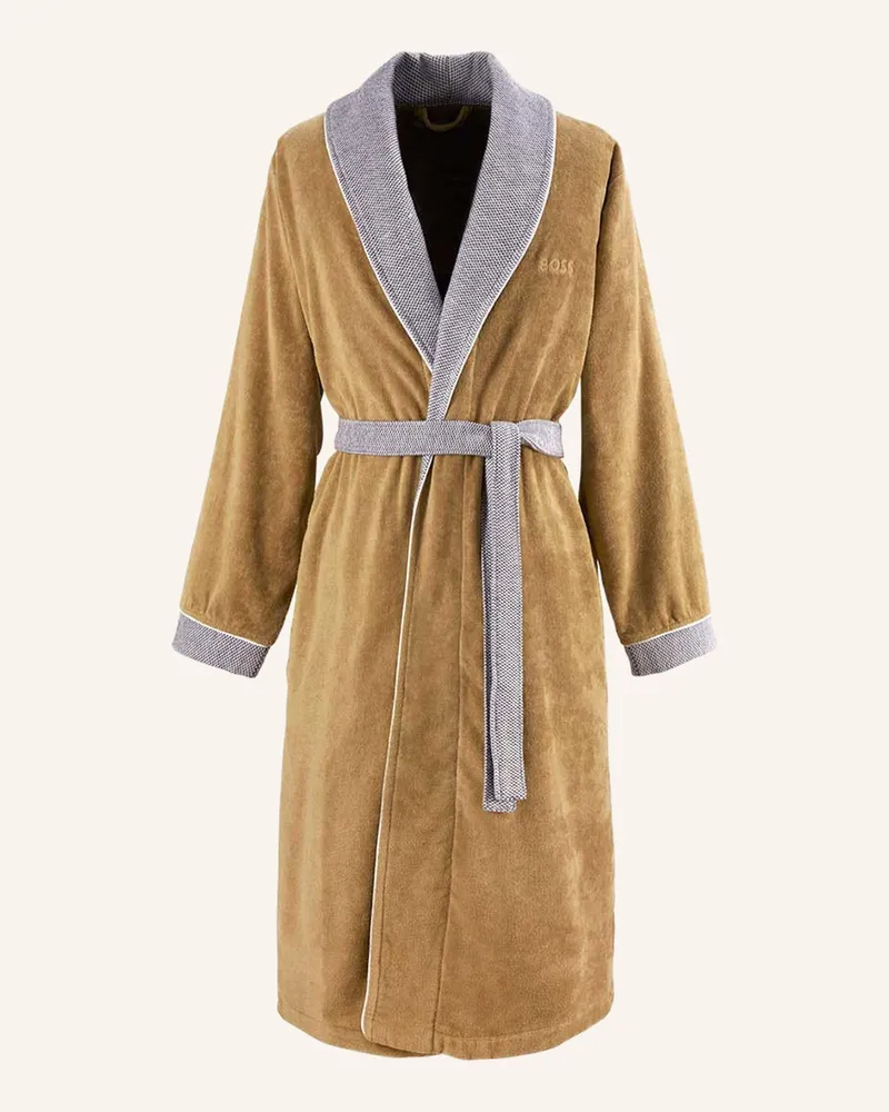 HUGO BOSS Bademantel Lord braun Camel