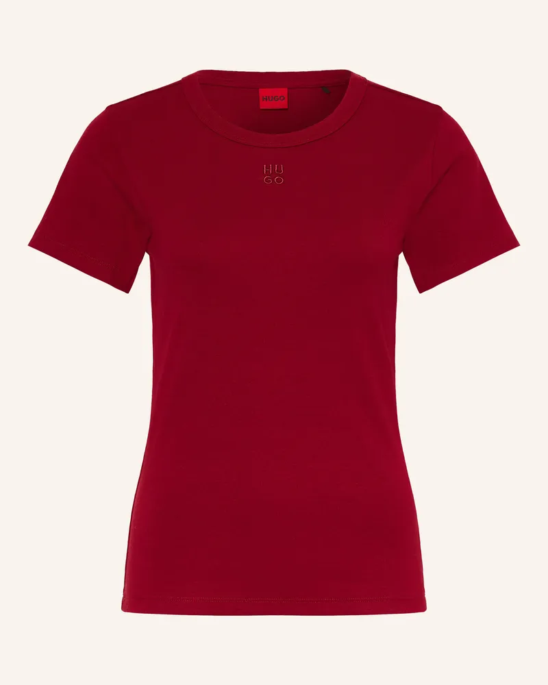 HUGO BOSS T-Shirt Deloris rot Dunkelrot