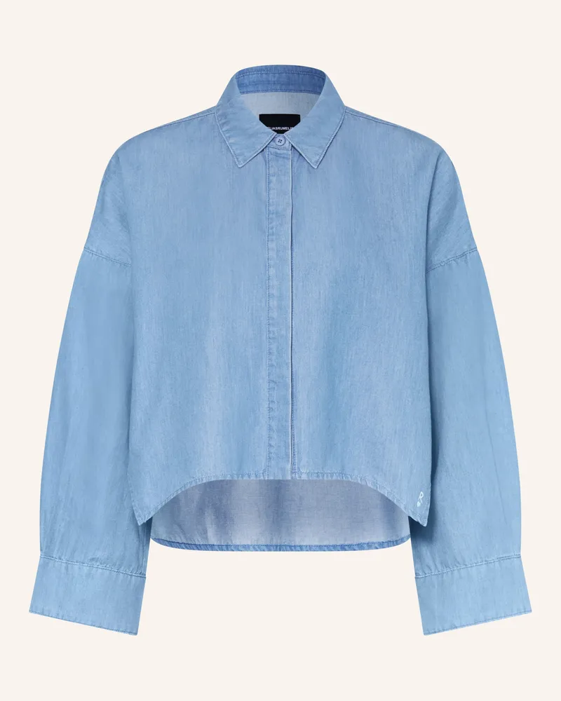 Elias Rumelis Hemdbluse Frankaly In Jeansoptik blau Hellblau