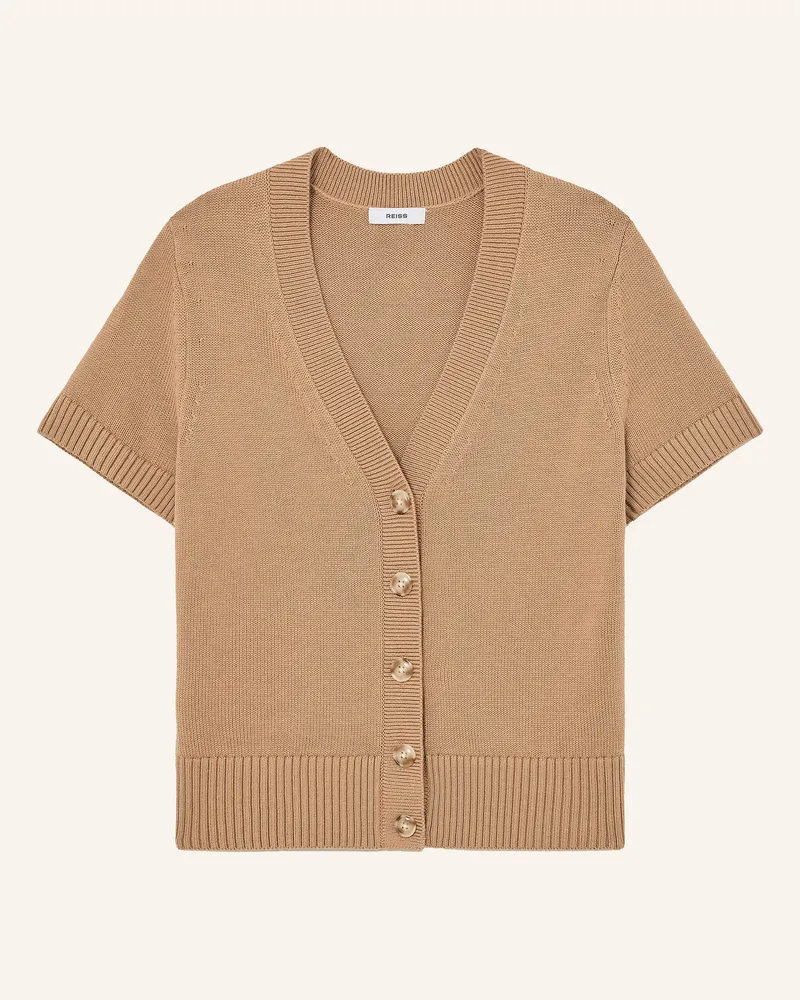 Reiss Strickjacke Anya braun Cognac