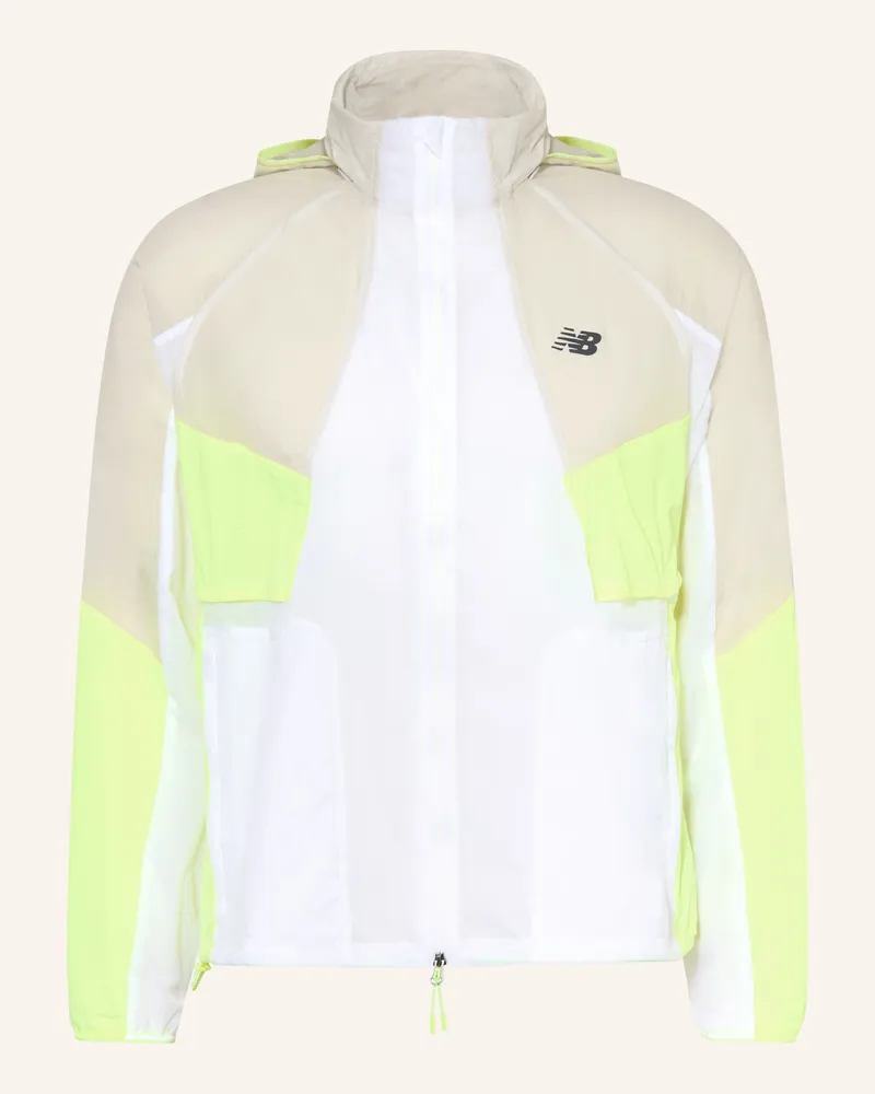 New Balance Laufjacke Rc blau Weiss