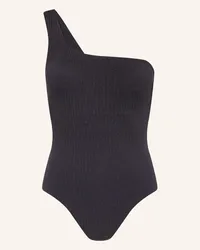 Seafolly Australia One-Shoulder-Badeanzug SEA DIVE Schwarz