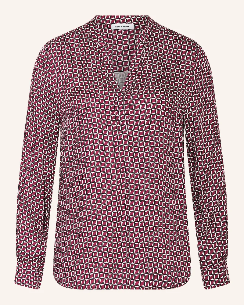More & More Bluse Dunkelrot