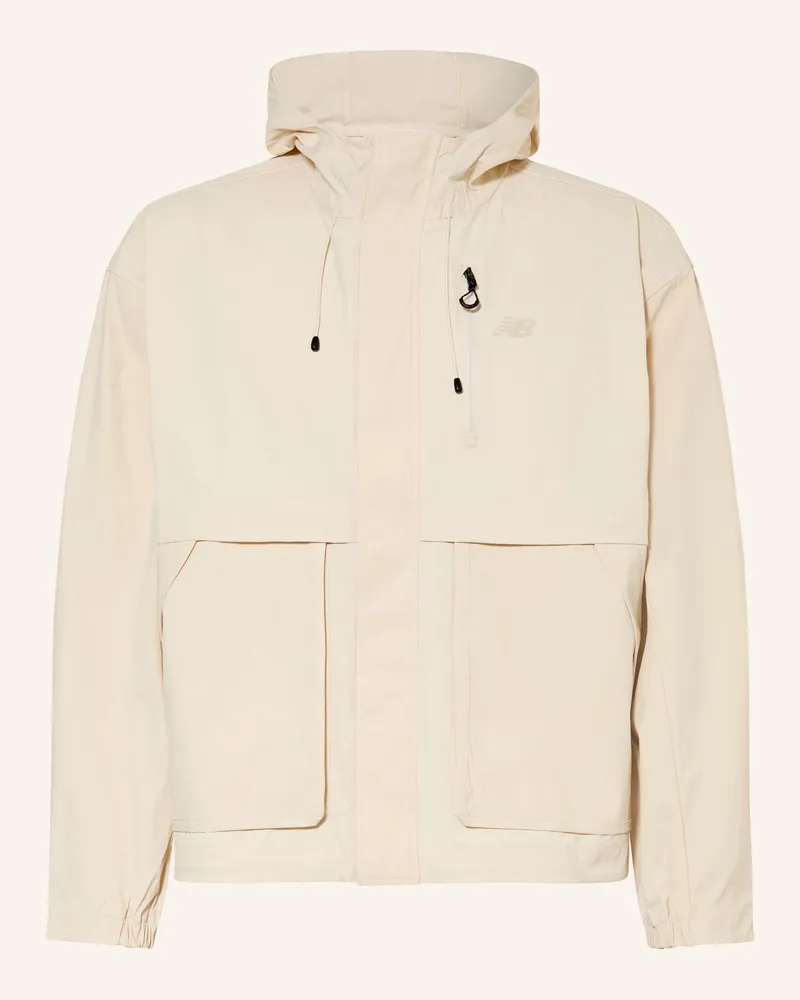 New Balance Oversized-Regenjacke Creme