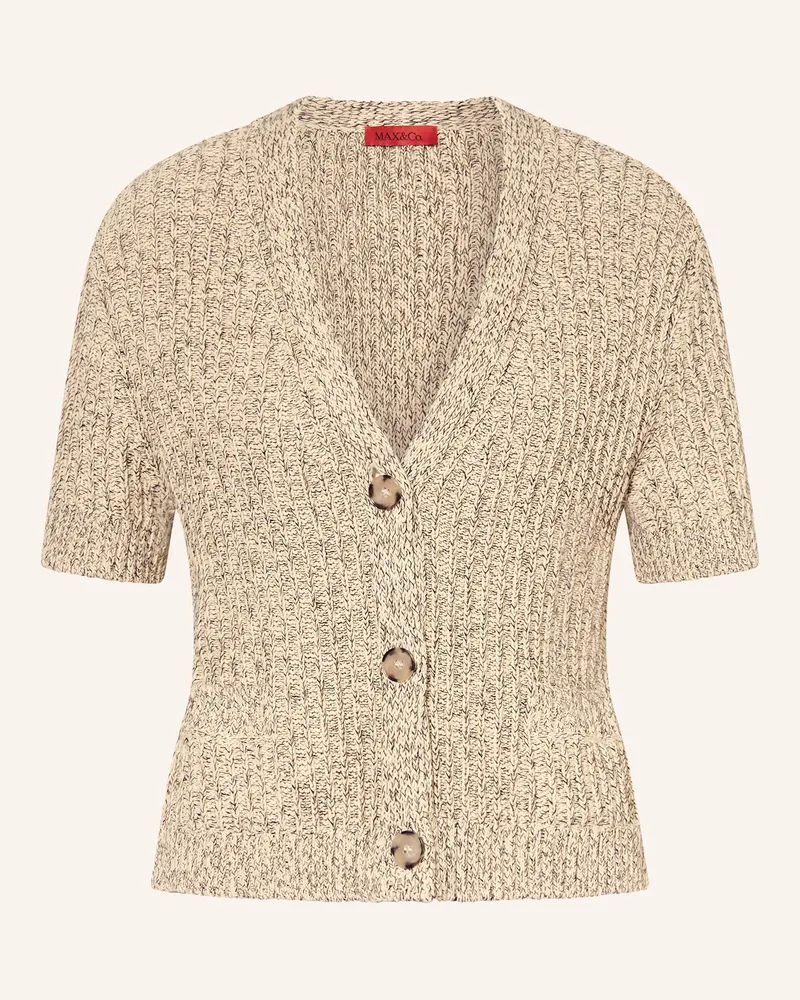 MAX&Co. Strickjacke RIBER Ecru