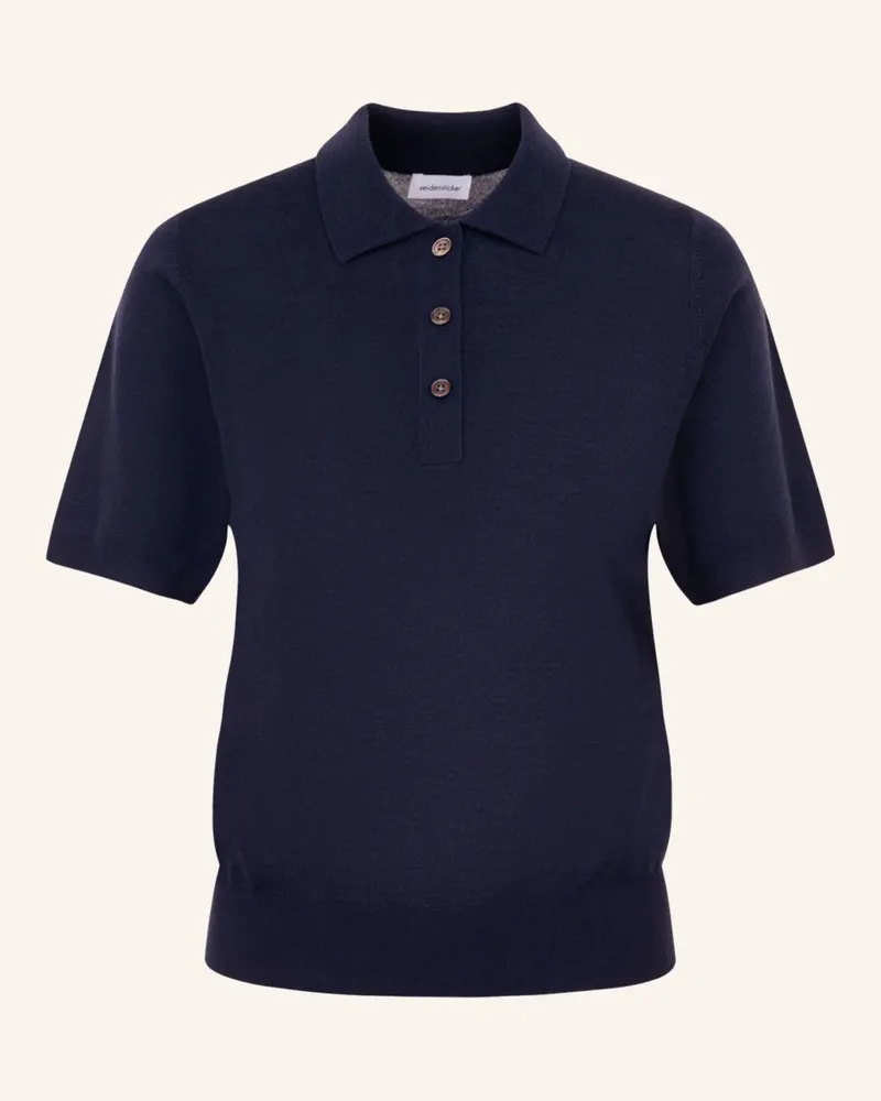 Seidensticker Pullover, Polo blau Dunkelblau