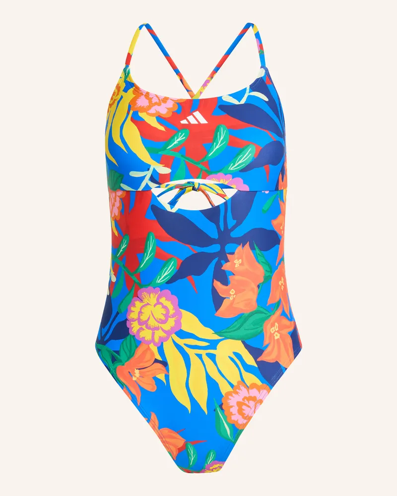 adidas Badeanzug Mexicana Florals blau Blau