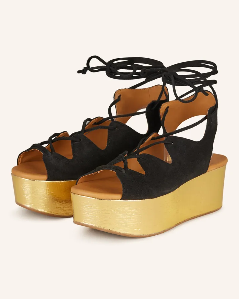 See by Chloé Plateau-Sandalen Liana schwarz 999