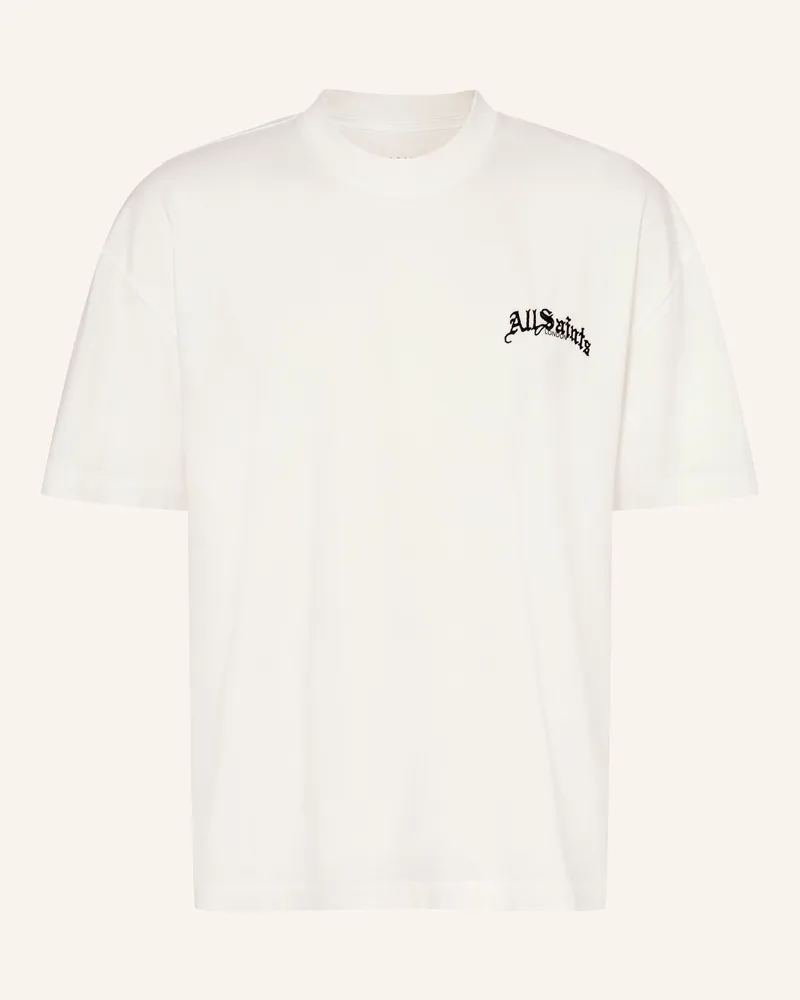 AllSaints T-Shirt Descent weiss Weiss
