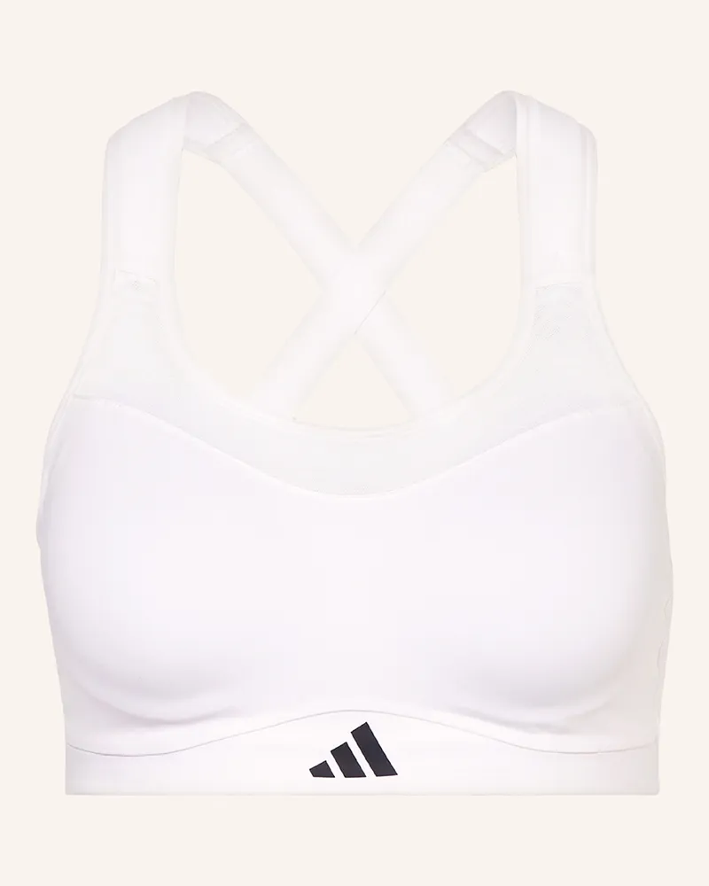adidas Sport-BH TLRD IMPACT TRAINING mit Mesh Creme